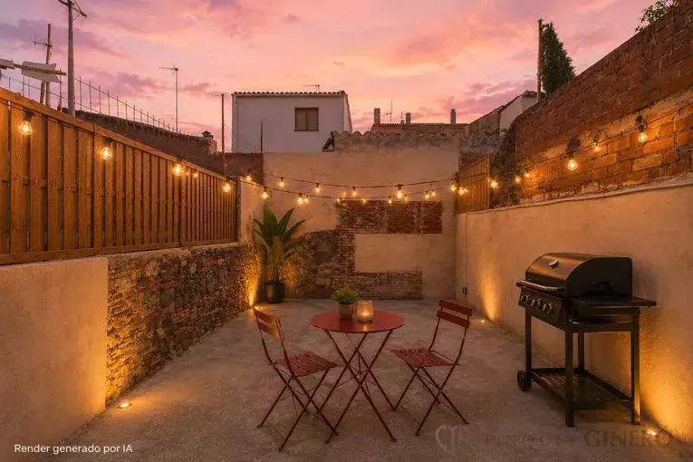 Casa de poble reformada el 2026, amb pati de 50 m² i ubicació excel·lent.