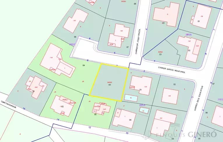 Parcel·la urbana de 420 m² a Can Jordi – Aiguaviva